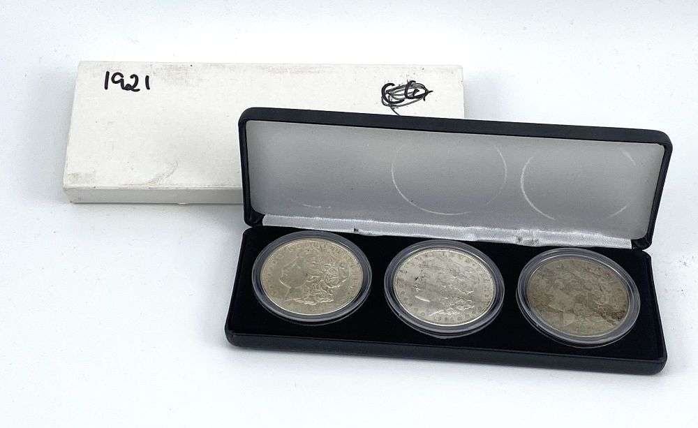 1921-P/D/S Morgan Silver Dollar Set (3-coins) (1 of 7)