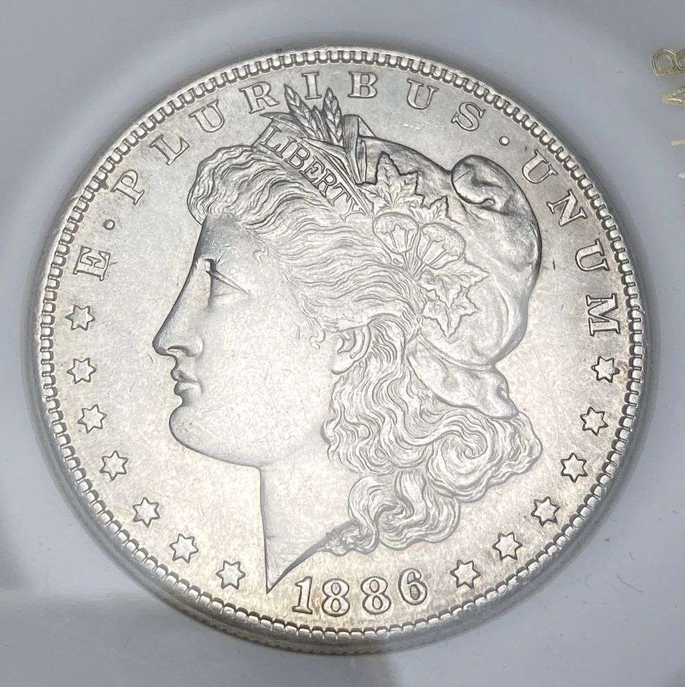 1886-S Morgan Silver Dollar MS62 (1 of 4)