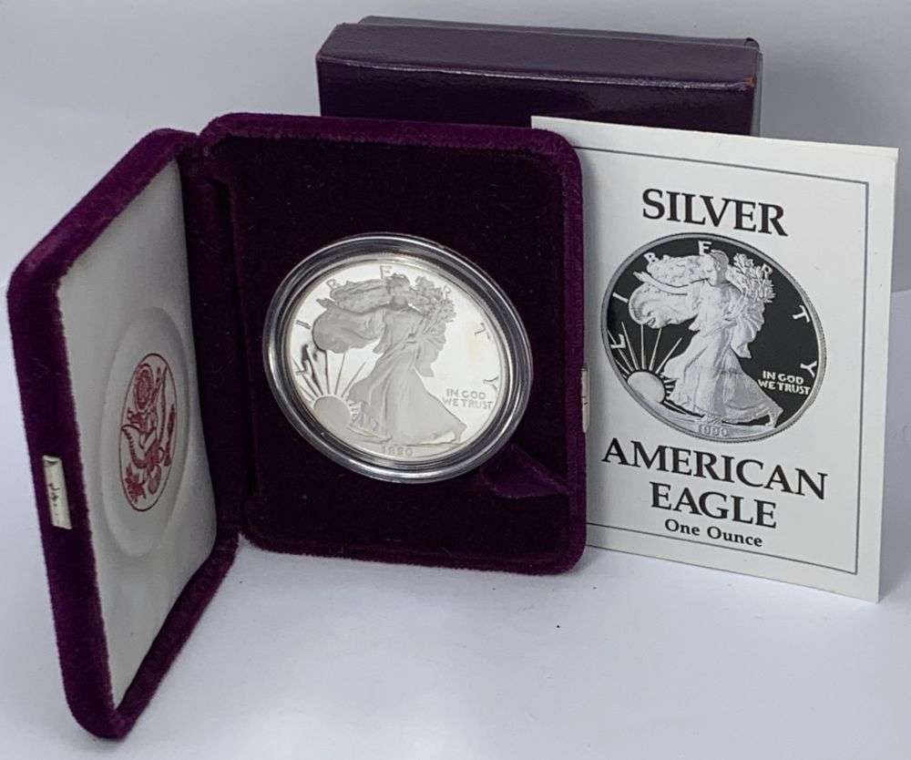 1990-S American Silver Eagle PF OGP (1 of 4)