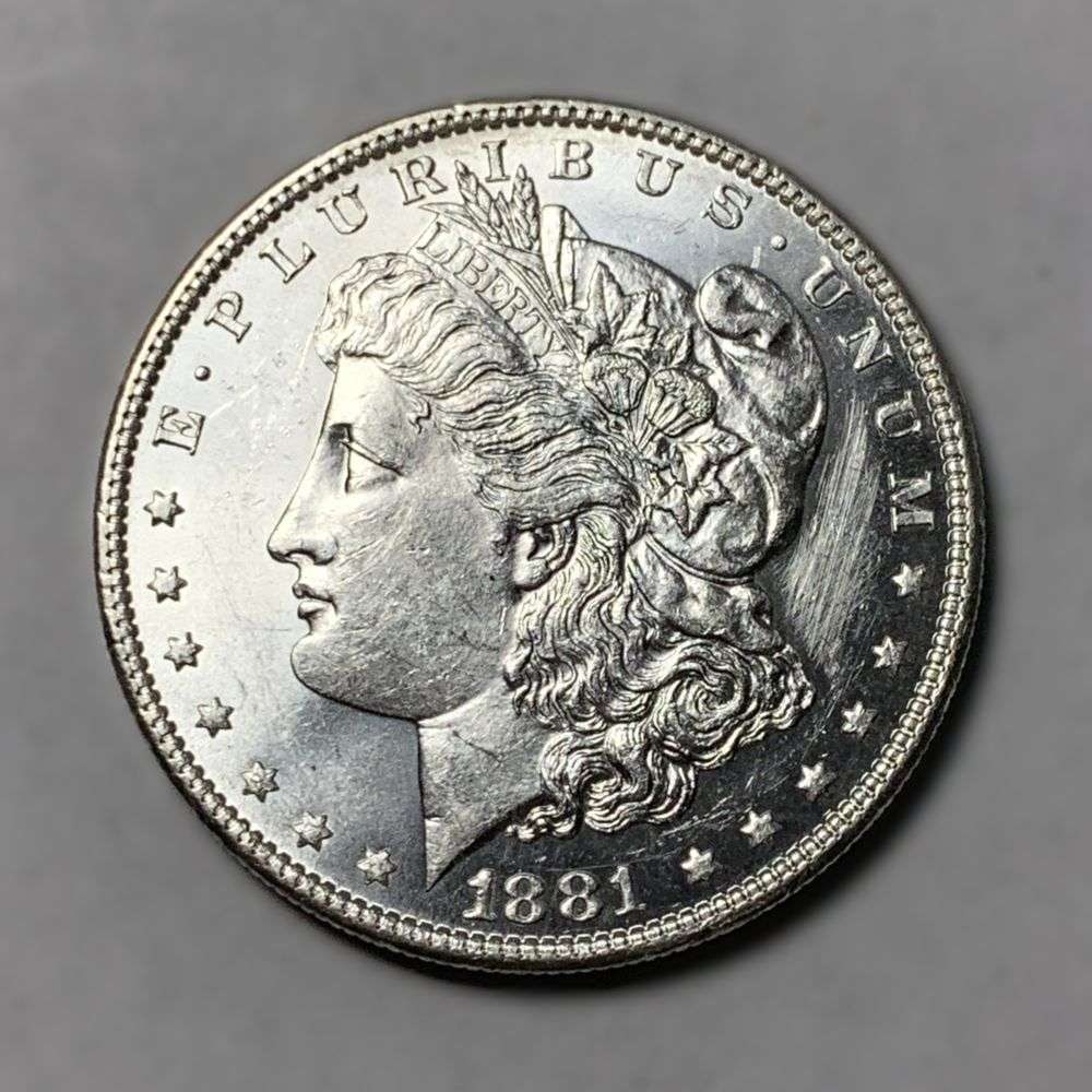 1881-O Morgan Silver Dollar MS64 PL (1 of 2)