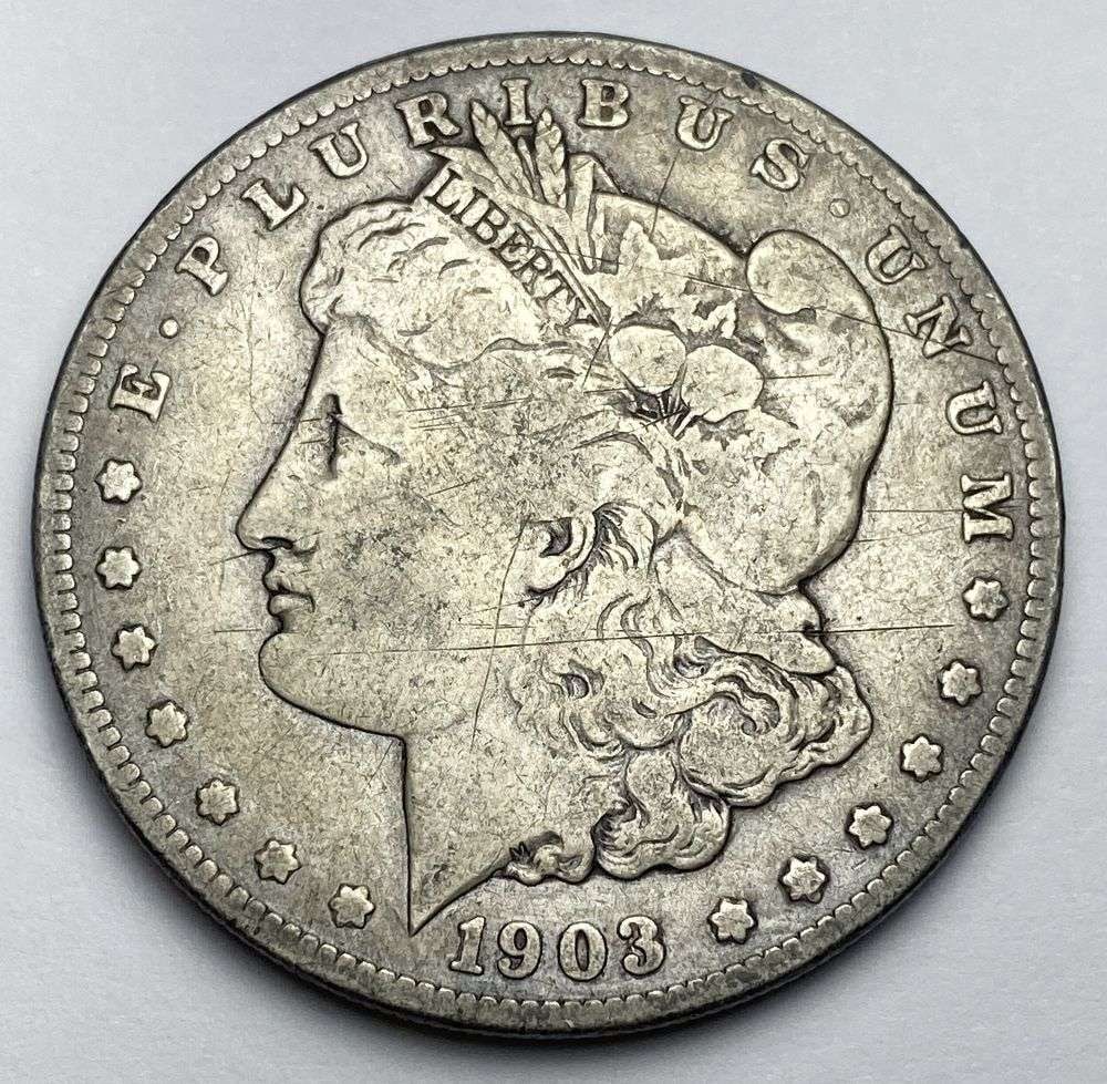 1903-S Morgan Silver Dollar Fine Details (1 of 2)