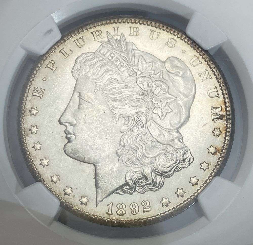 1892-CC Morgan Silver Dollar NGC MS61 (1 of 4)