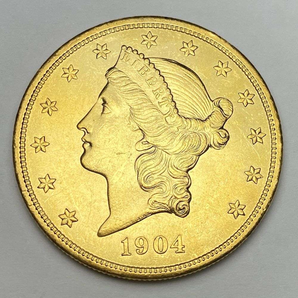 Last Minute! 1904 Gold $20 Liberty Head MS65 (1 of 2)
