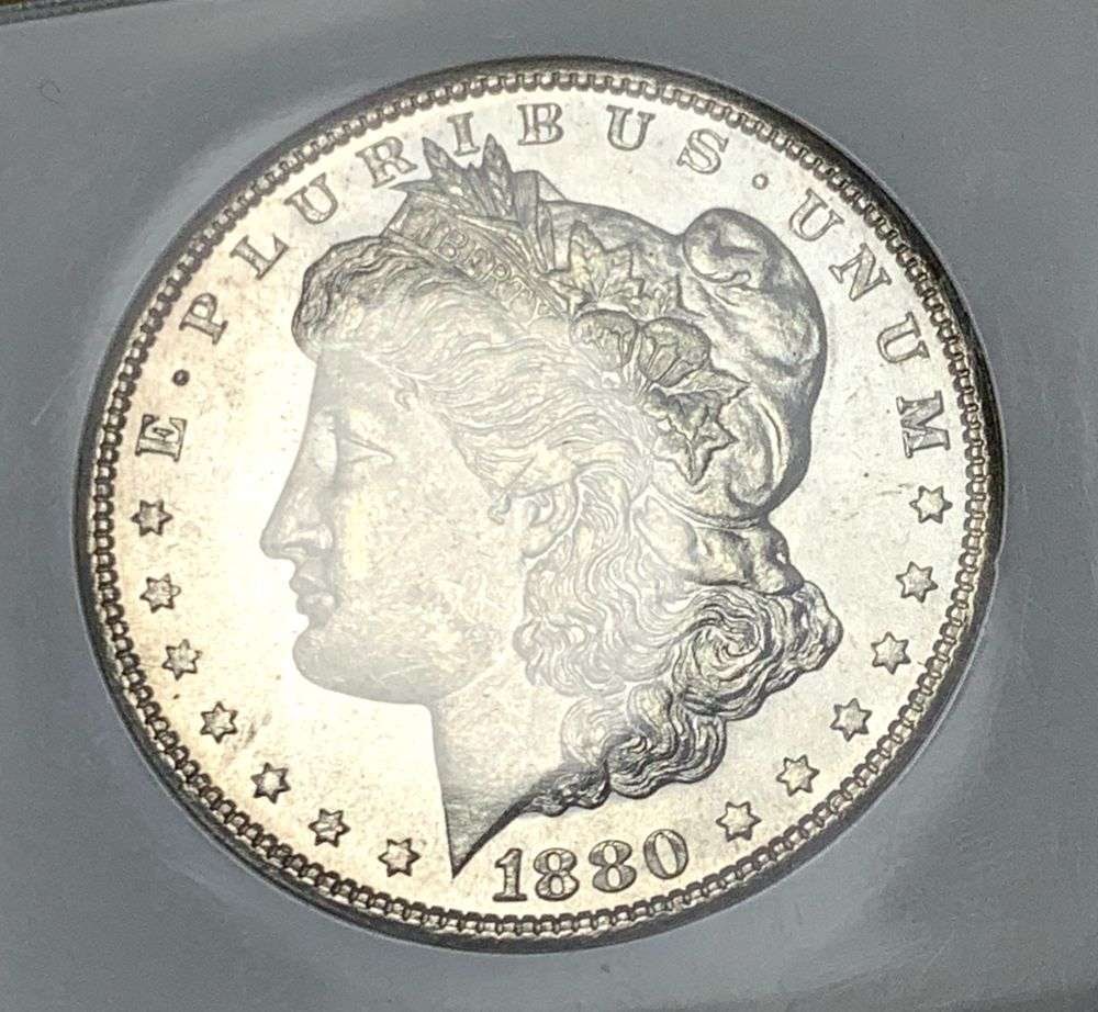 Last Minute! 1880-S Morgan Silver Dollar MS64 (1 of 4)