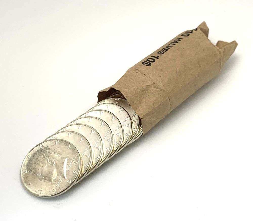 Last Minute! Roll (20-coins) 1964 Kennedy 90% Silver Half Dollar BU (1 of 6)