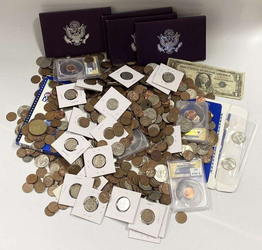 Rare? Coin Hoard Liquidation Sale 10 lbs 8 oz (1 of 3)