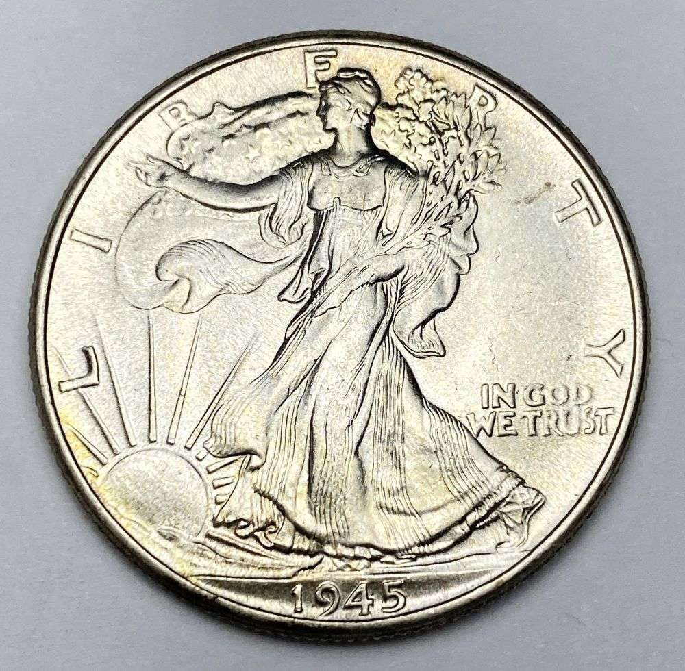 Last Minute! 1945 Walking Liberty Silver Half Dollar MS66 (1 of 2)