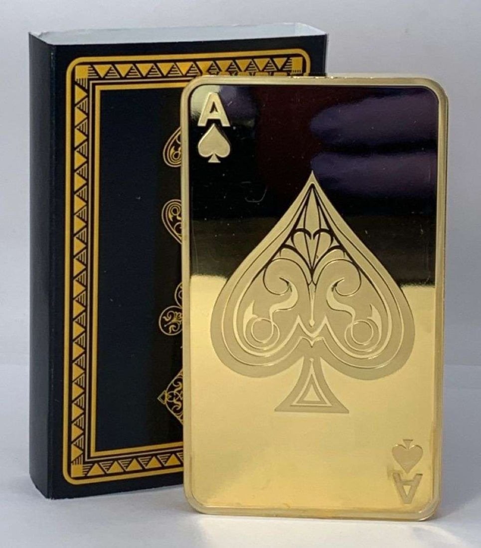 Last Minute! Kitco Ace of Spades 10 ozt .999 Silver Bar (1 of 5)