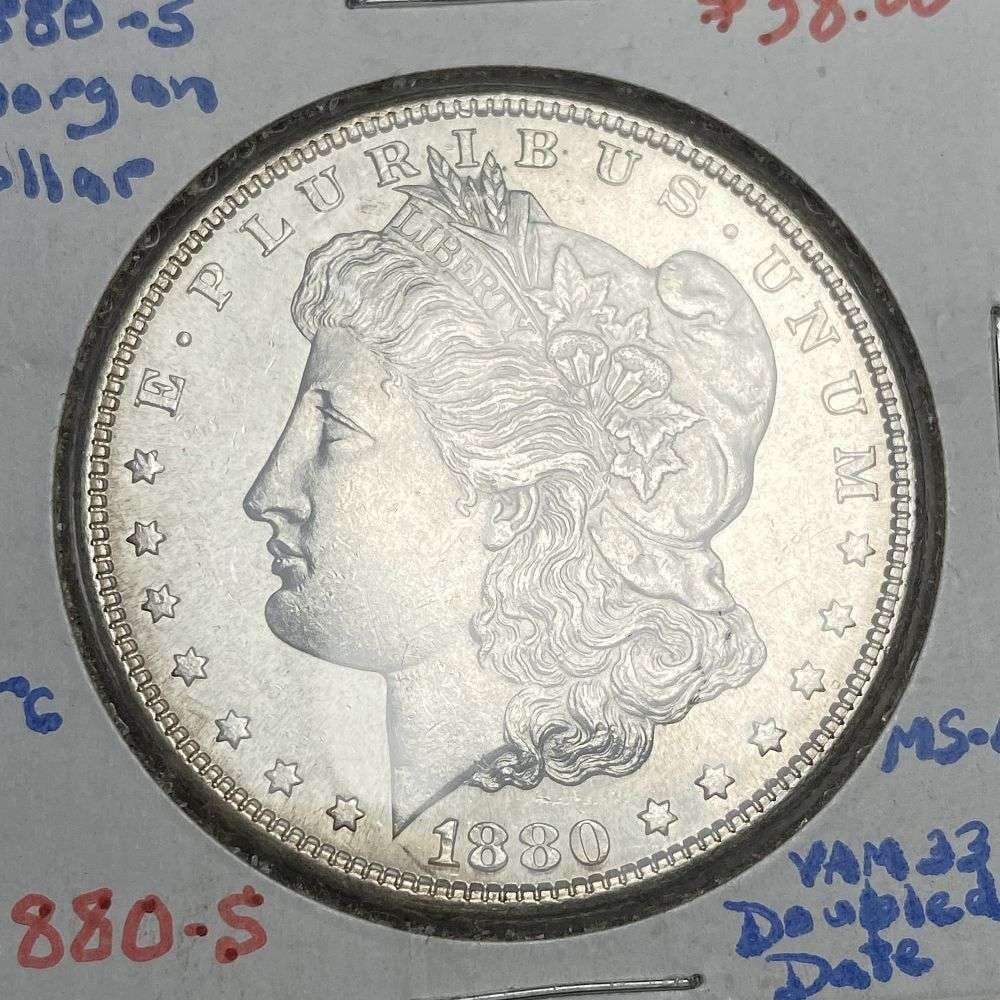 Last Minute! 1880-S Morgan Silver Dollar MS63 (1 of 4)