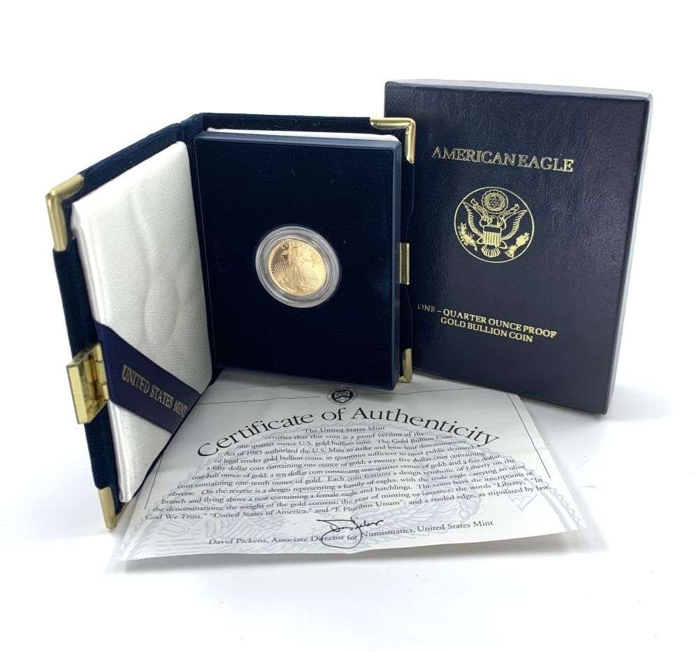 Last Minute! 2000-W American $10 Gold Eagle Proof 1/4th ozt (1 of 4)