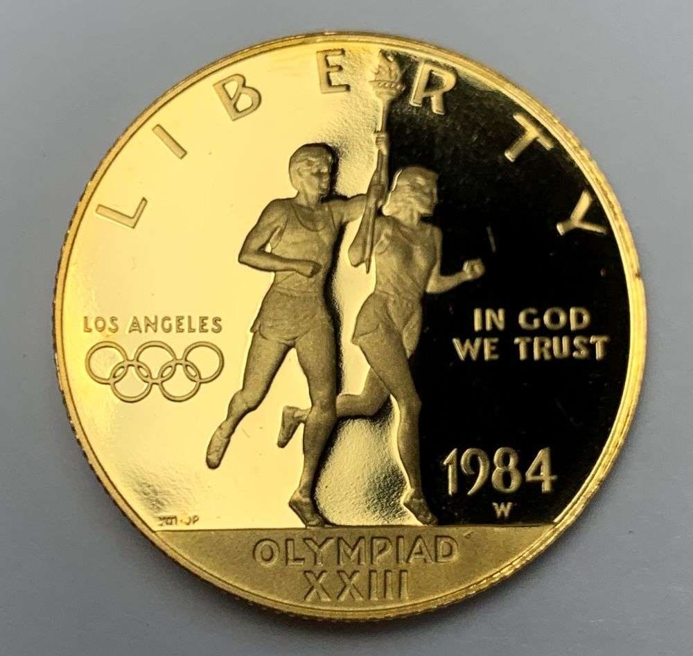 Last Minute! 1984-W United States Olympic Gold $10 Commemorative Proof (1 of 2)