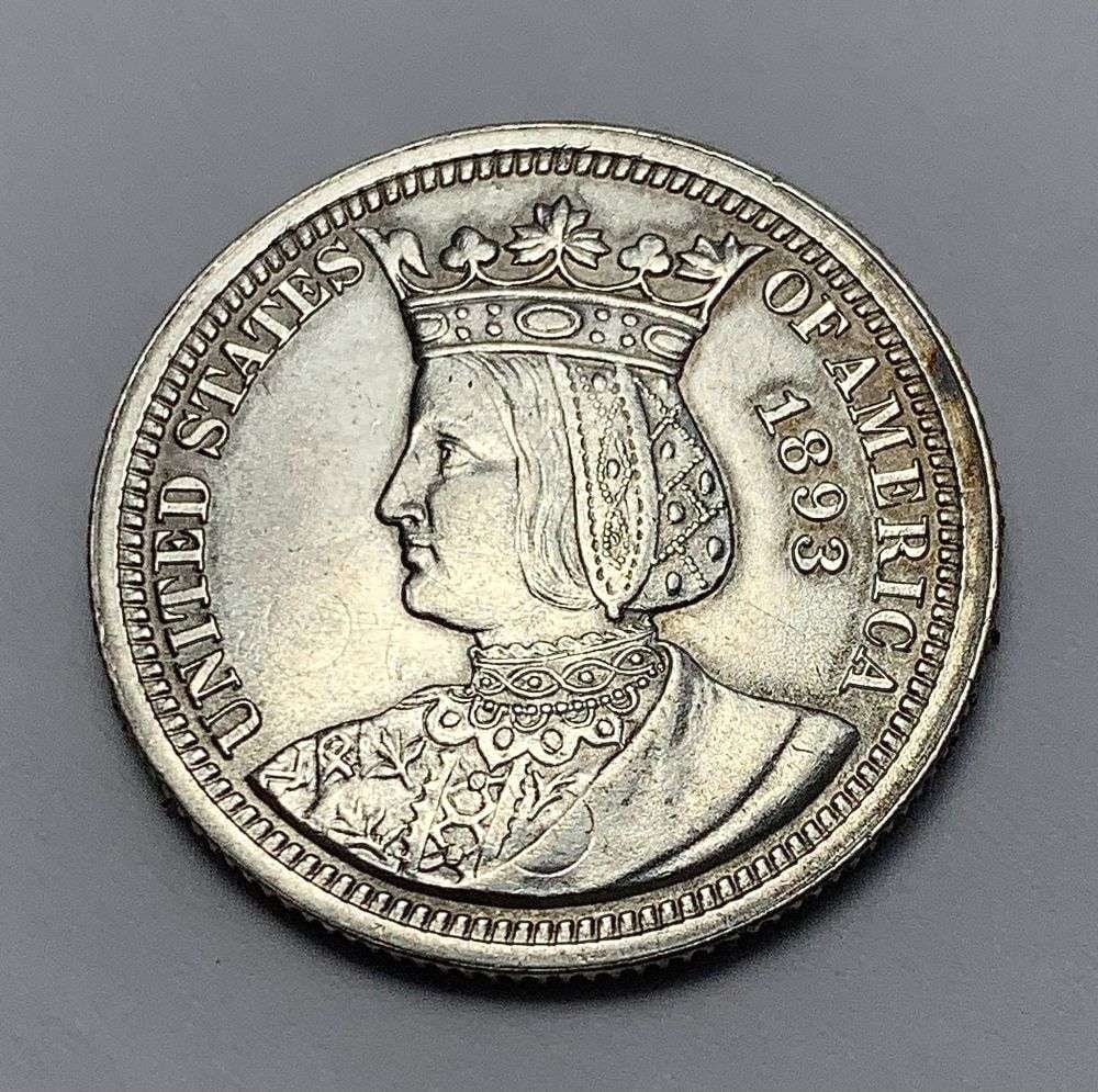 Last Minute! 1893 Isabella Silver Quarter MS62 Details: Winner shall receive the exact coin shown here. (MK/B)