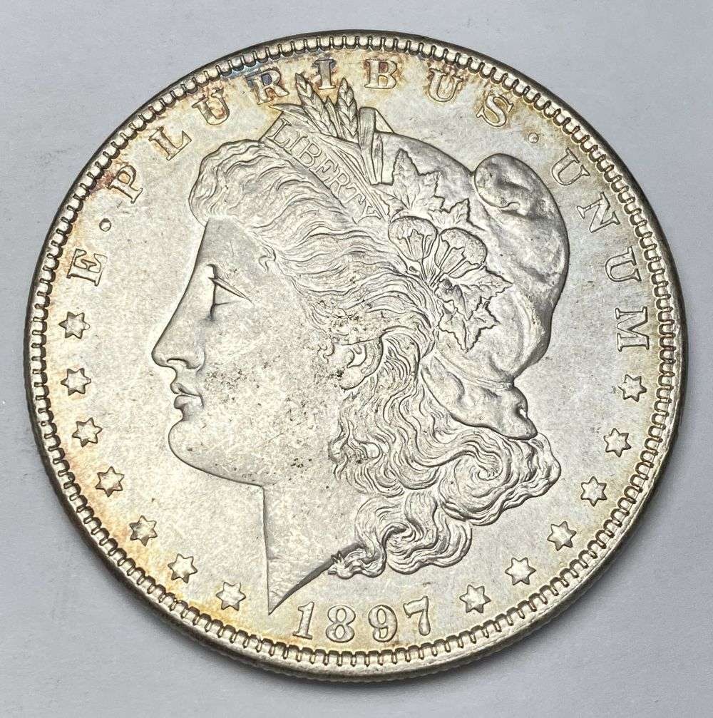 Last Minute! 1897 Morgan Silver Dollar MS66 (1 of 2)