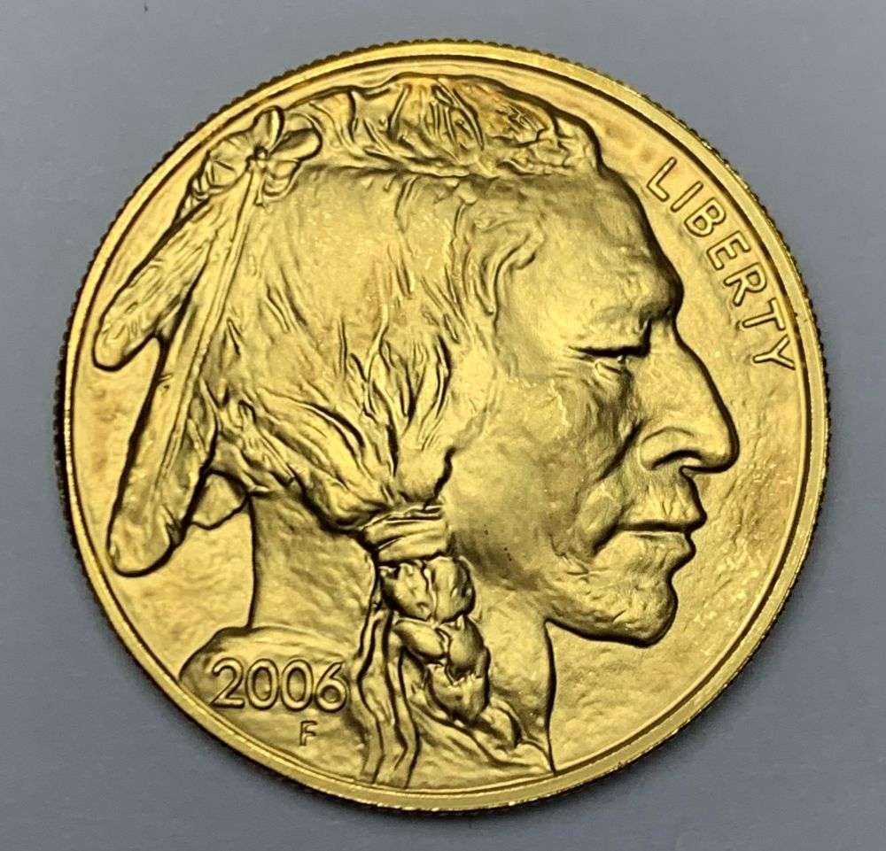 Last Minute! 2006 American $50 Buffalo 1 ozt .9999 Gold: Winner shall receive the exact coin shown here. (RM/PIBB)