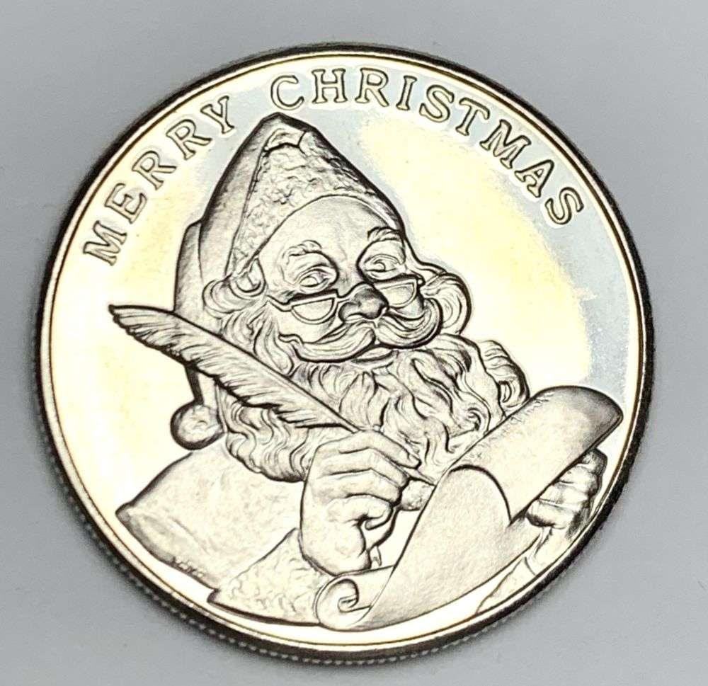 2001 Peace On Earth 1 ozt .999 Silver: Winner shall receive the exact coin shown here. (MR/B)