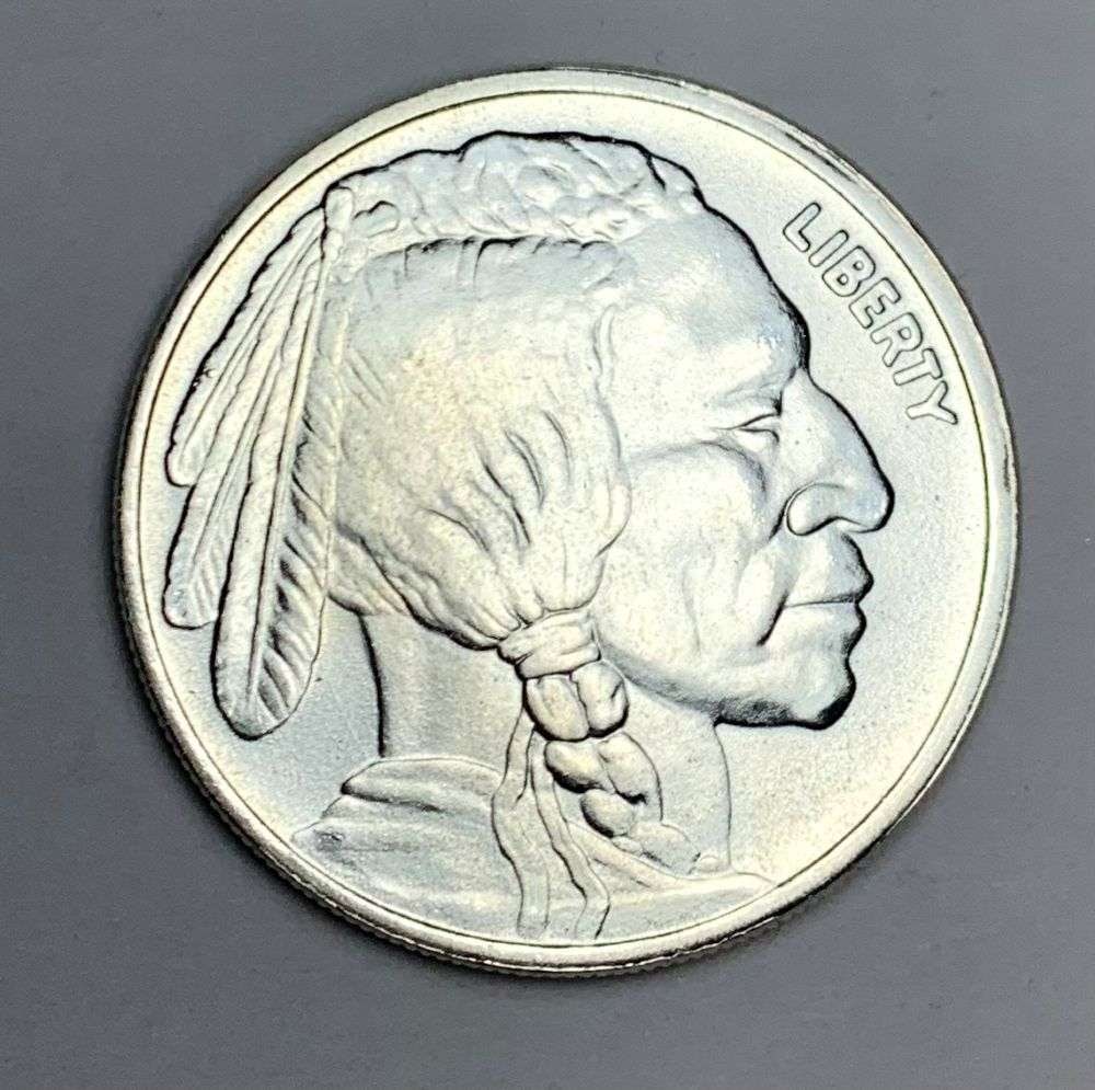 Buffalo 1 ozt .999 Silver: Winner shall receive the exact coin shown here. (MR/B)