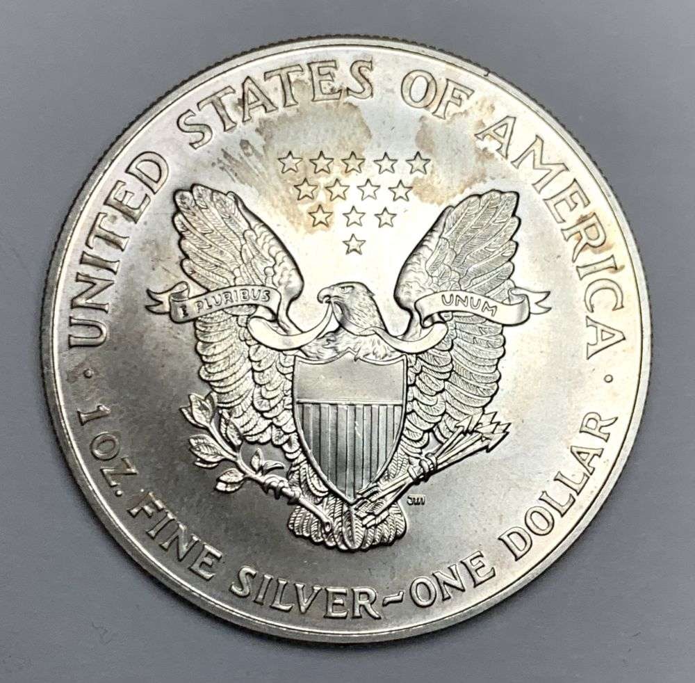 Colorized 2000 American Silver Eagle - 3