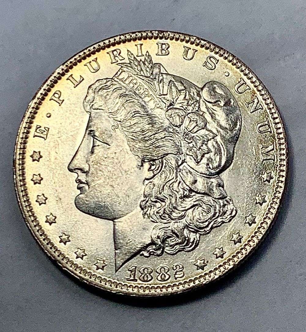 1882-O Morgan Silver Dollar MS64 (1 of 2)