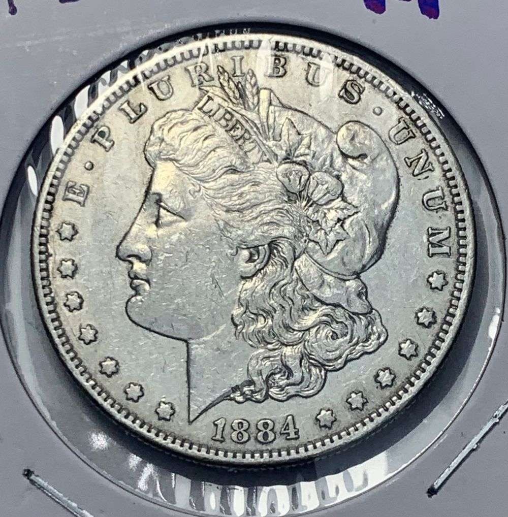 1884-S Morgan Silver Dollar XF (1 of 3)