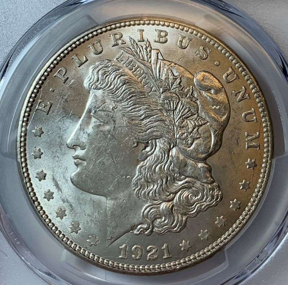 1921-D Morgan Silver Dollar PCGS MS62 (1 of 4)