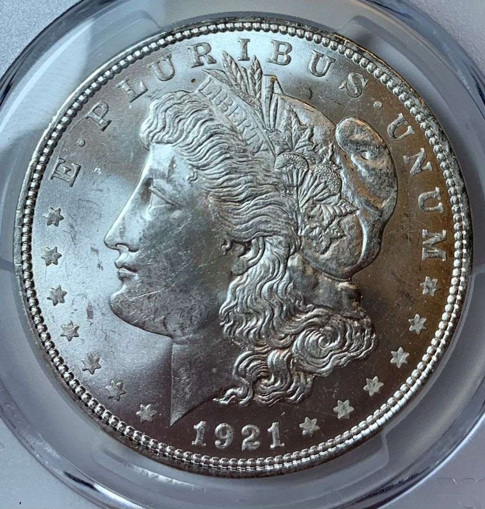 1921-D Morgan Silver Dollar PCGS MS64 (1 of 4)