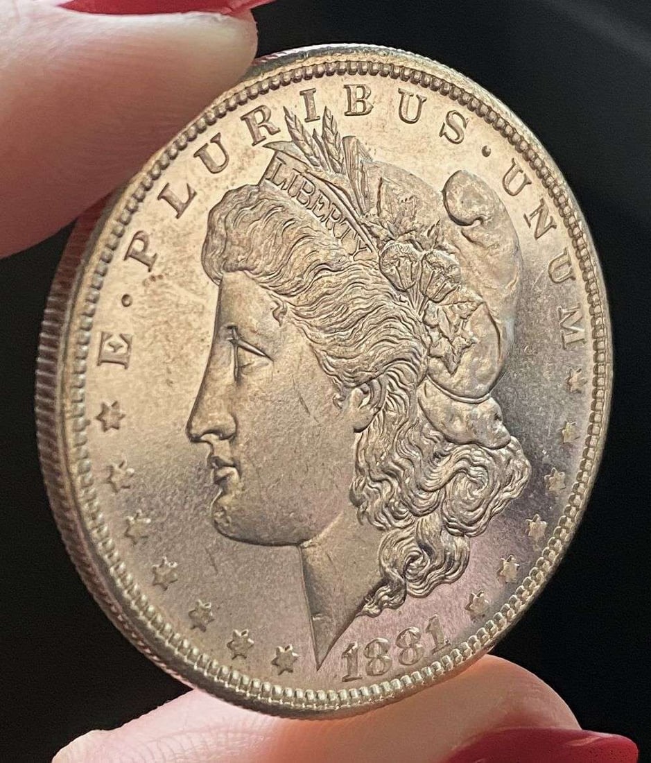 1881-S Morgan Silver Dollar MS65 PL (1 of 4)