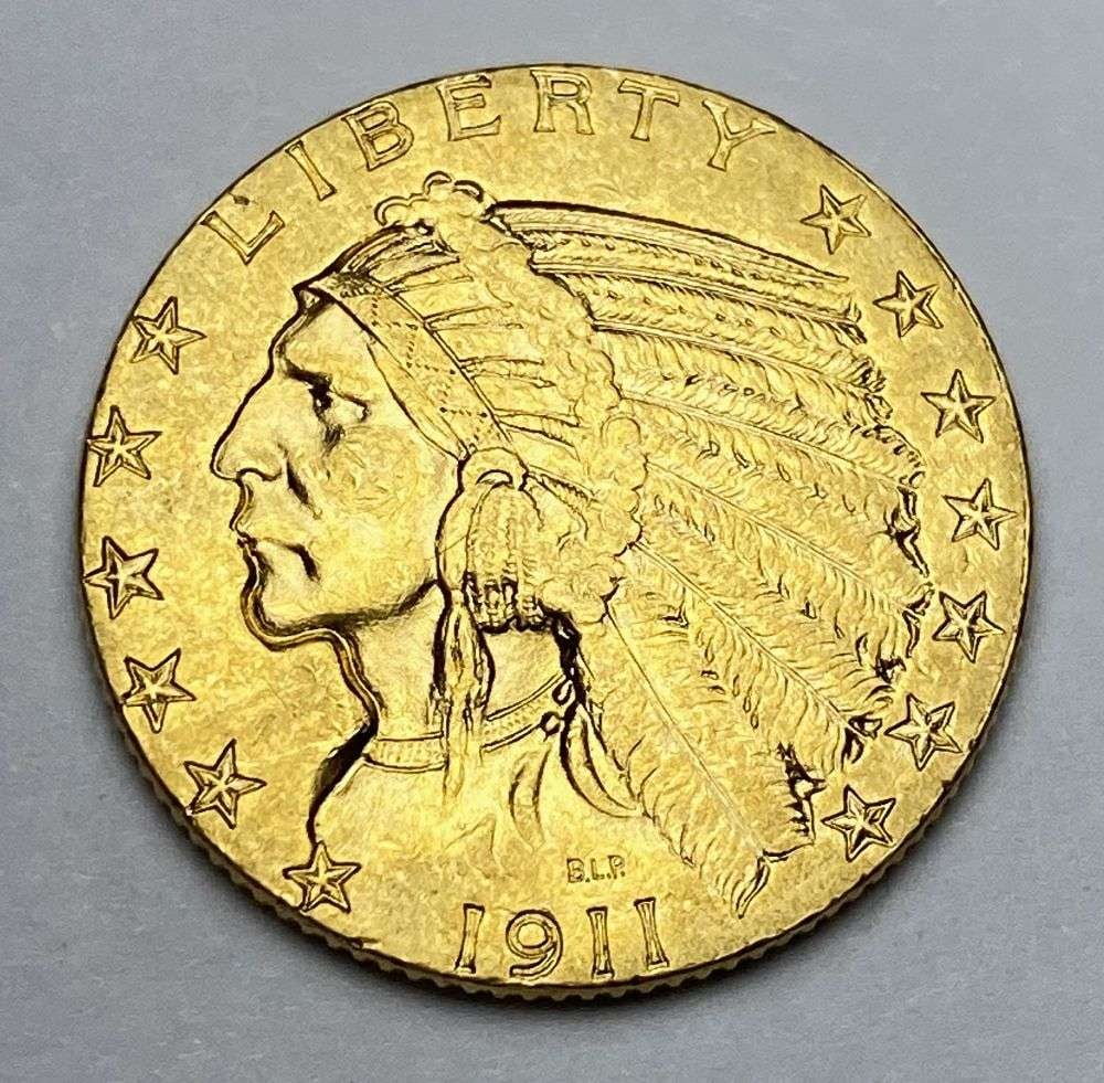 1911 Gold $5 Indian Head MS64 (1 of 2)