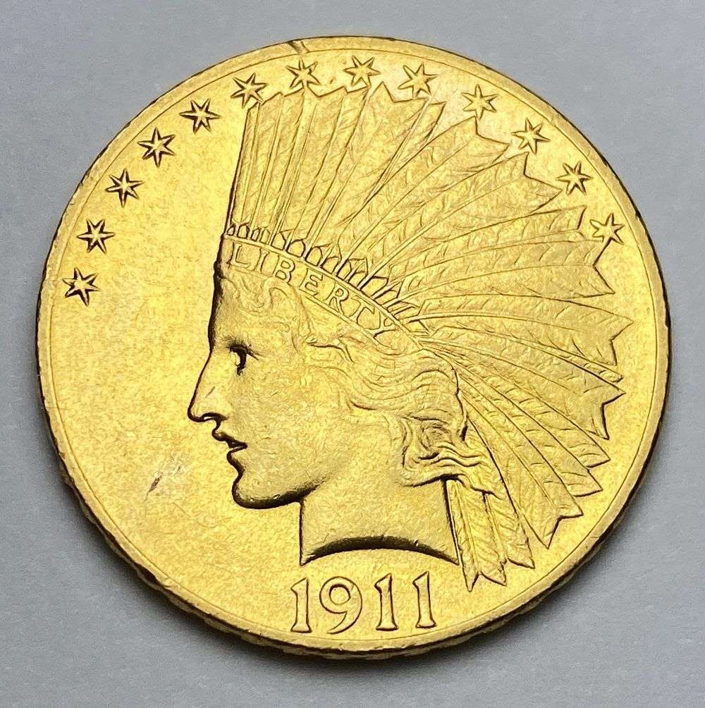 1911 Gold $10 Indian Head MS64 (1 of 2)
