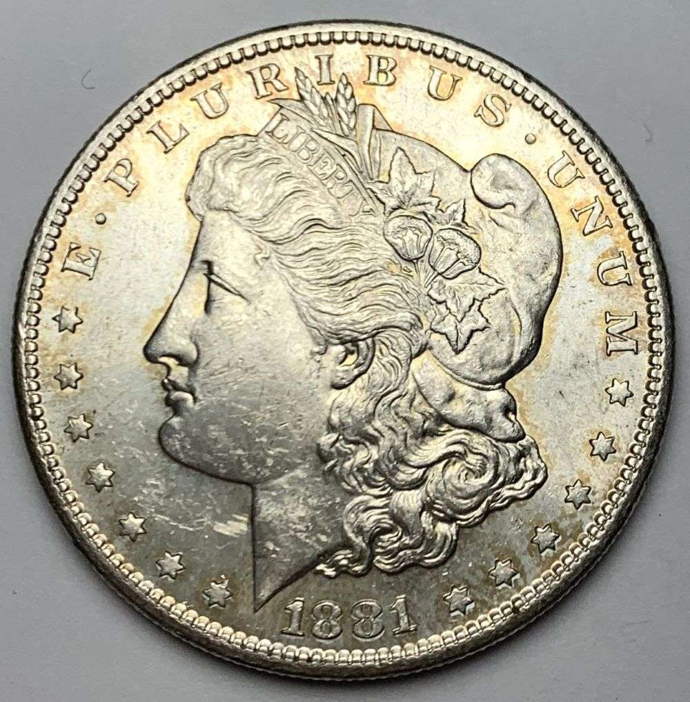 1881-S Morgan Silver Dollar MS64 (1 of 2)