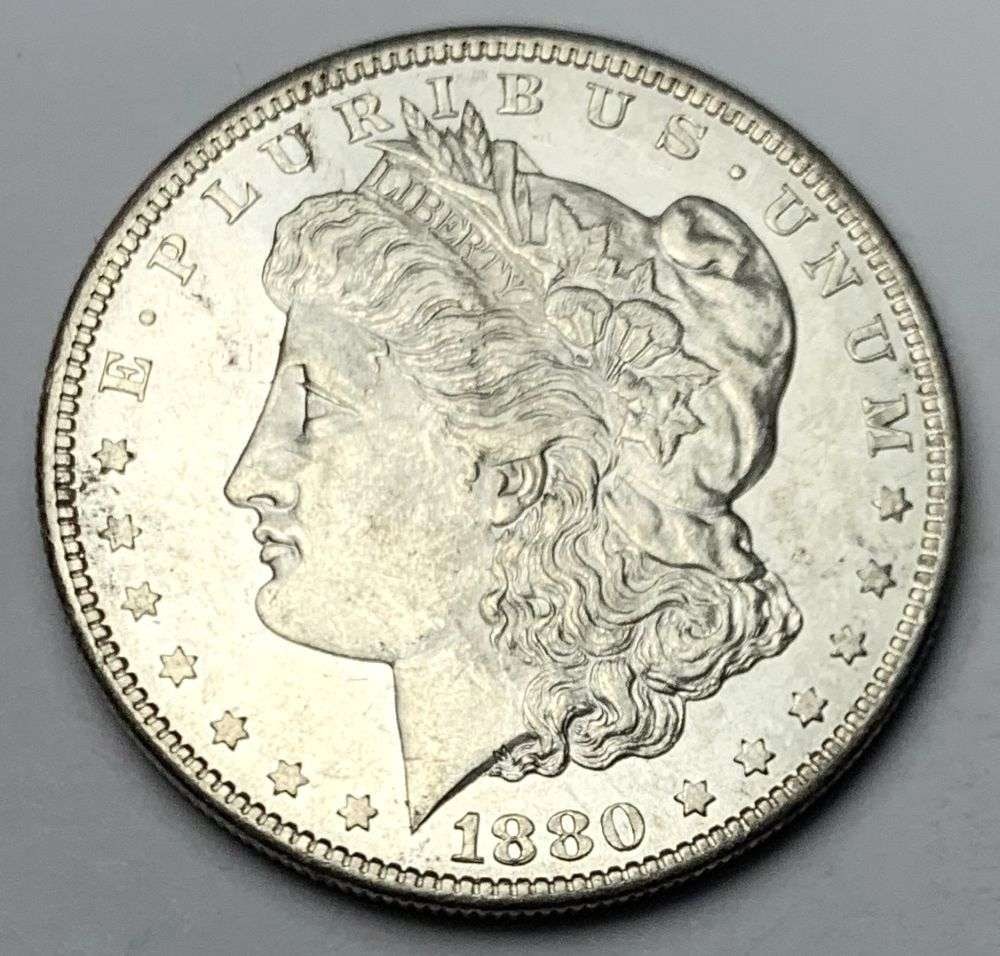 1880-S Morgan Silver Dollar MS64 (1 of 2)