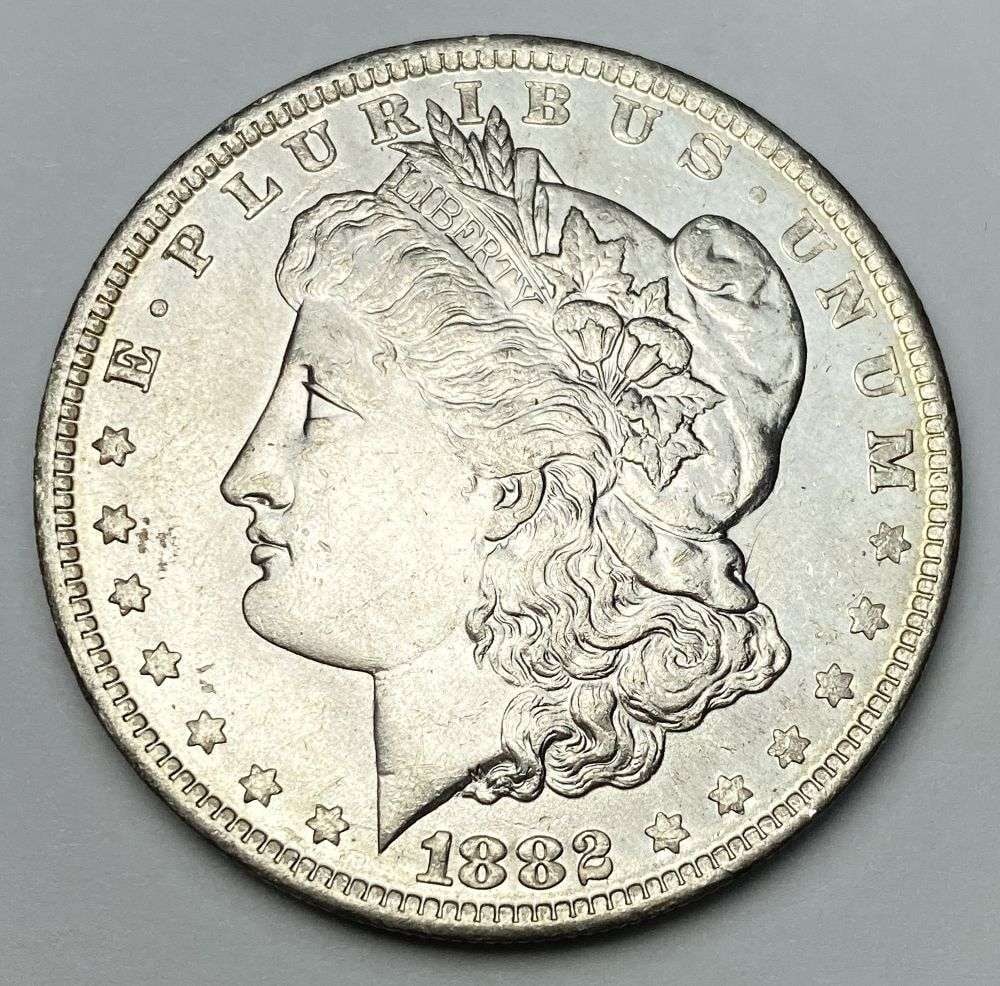 1882-O Morgan Silver Dollar MS65 (1 of 2)