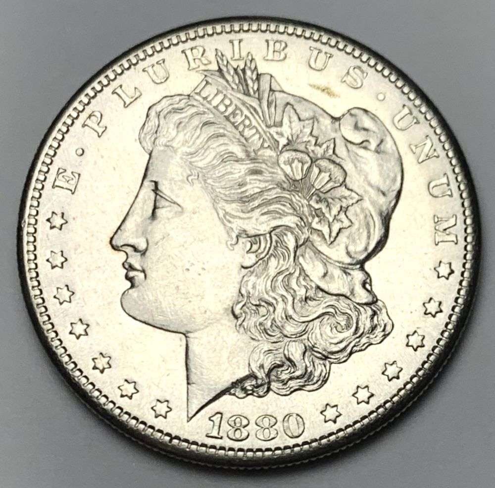 1880-S Morgan Silver Dollar MS65 (1 of 2)