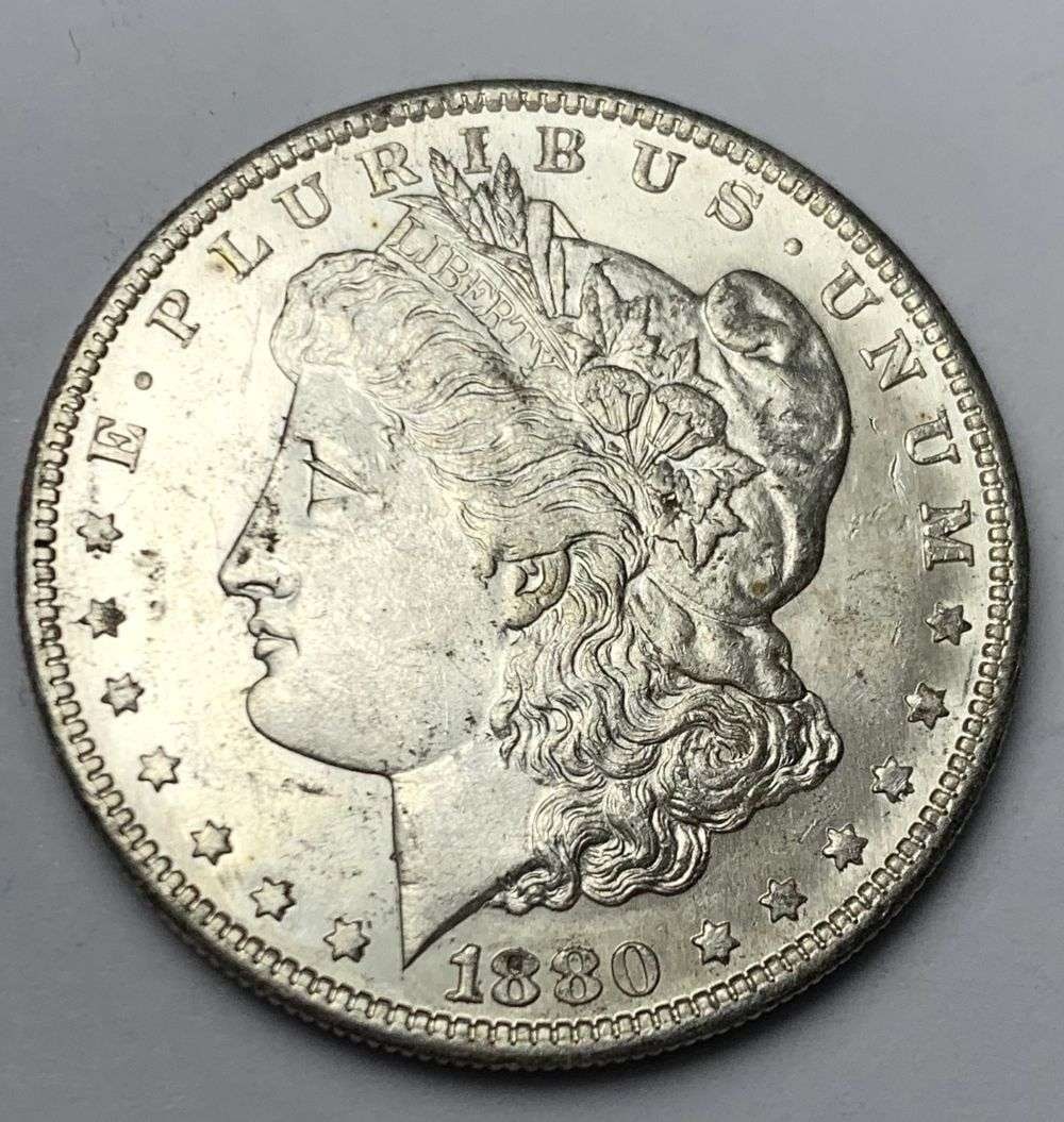 1880-S Morgan Silver Dollar MS64 (1 of 2)