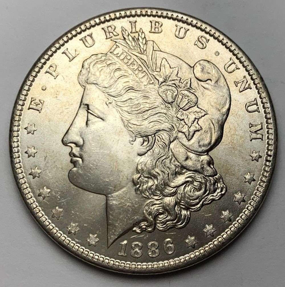 1886 Morgan Silver Dollar MS64 (1 of 2)