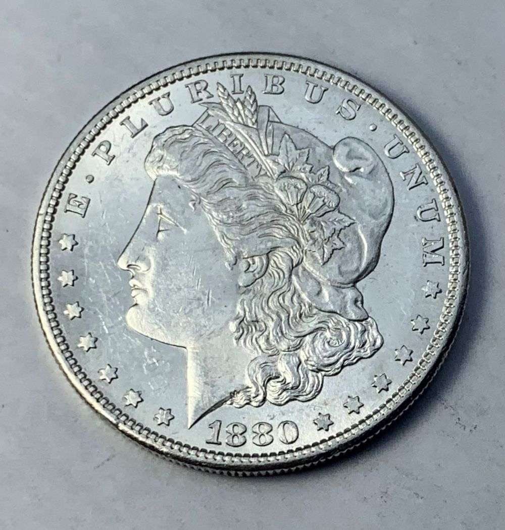1880-S Morgan Silver Dollar MS64 (1 of 2)