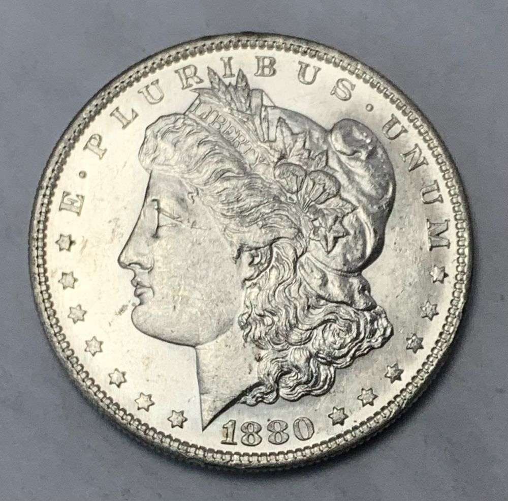 1880-S Morgan Silver Dollar MS64 (1 of 2)