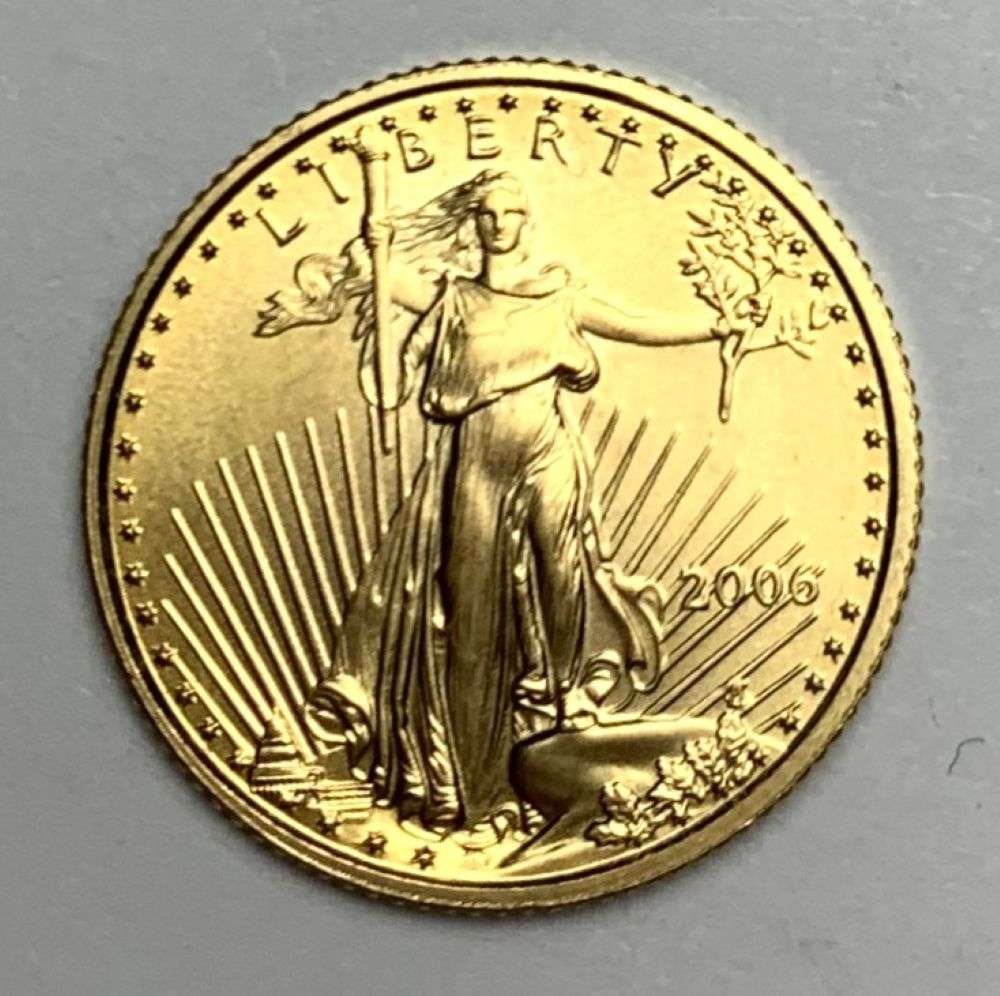 2006 American $5 Gold Eagle 1/10 ozt (1 of 3)