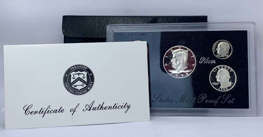 1998 United States Silver Proof Set (5-coins) (1 of 4)