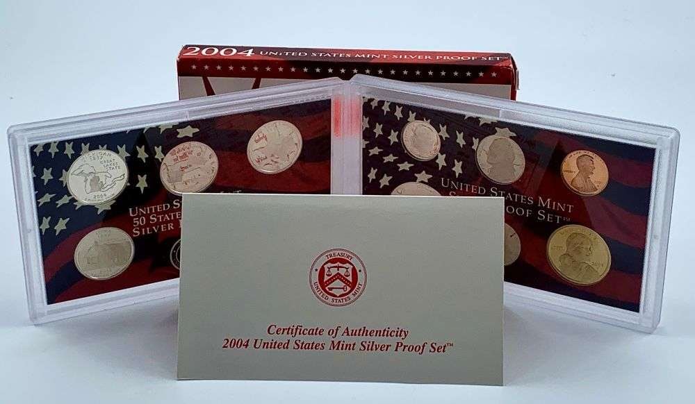 2004 United States Silver Proof Set (10-coins) (1 of 4)