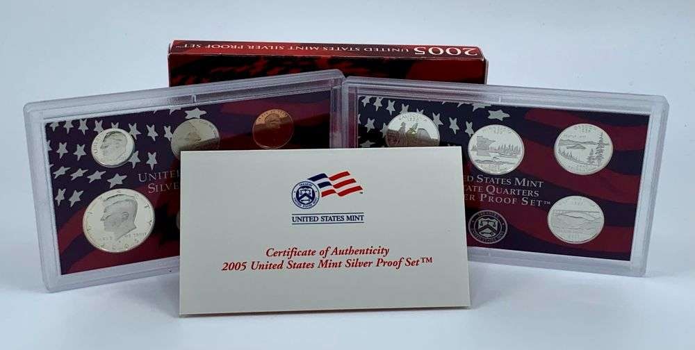 2005 United States Silver Proof Set (10-coins) (1 of 4)
