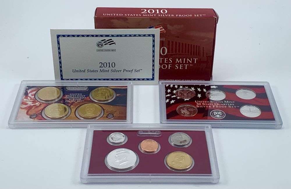 2010-S United States Mint Silver Proof Set OGP (14-coins): Winner shall receive the exact set (14-coins) shown here. (MK/UR)