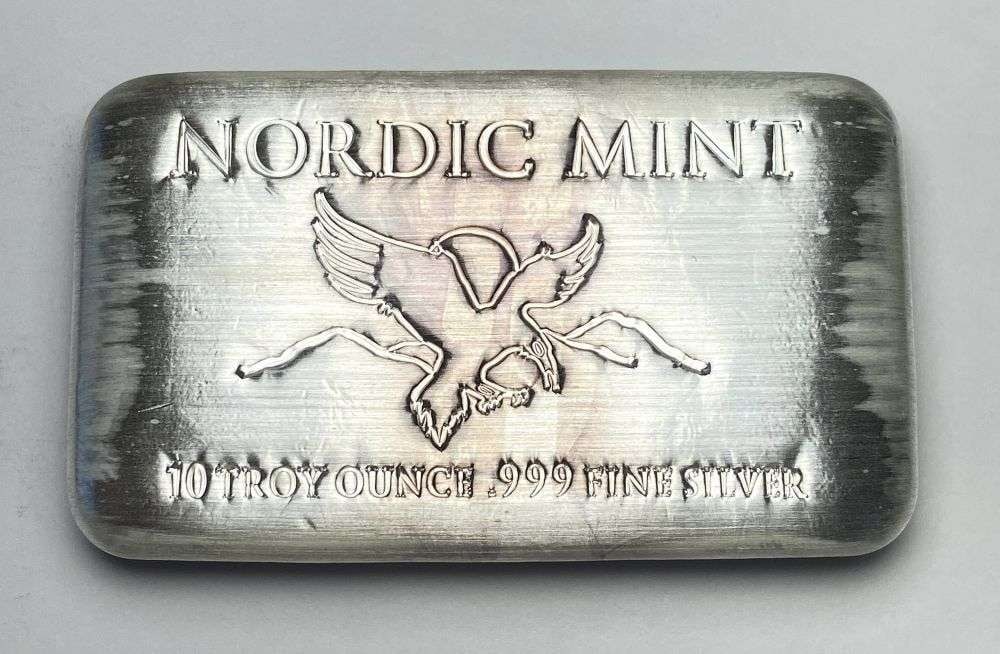 Nordic Mint 10 ozt .999 Silver Bar (1 of 4)