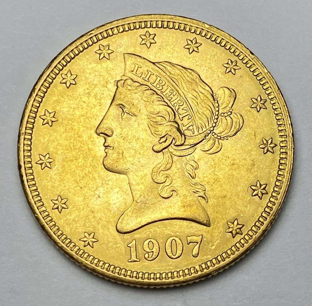 1907 Gold $10 Liberty Head MS64 (1 of 2)