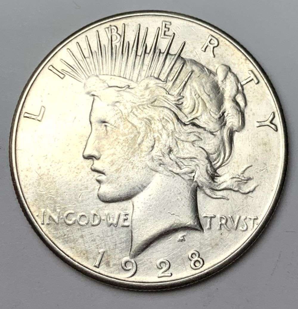 1928-S Peace Silver Dollar MS62 Details (1 of 2)