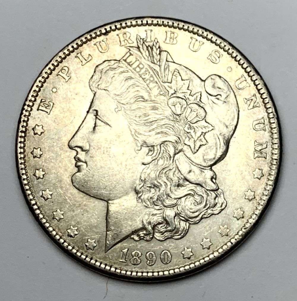 1890 Morgan Silver Dollar AU55 (1 of 2)