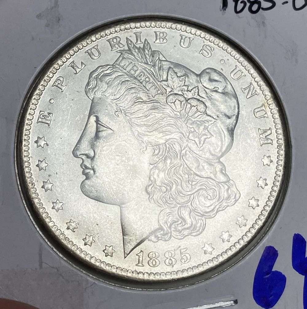 1885-O Morgan Silver Dollar MS64 (1 of 3)