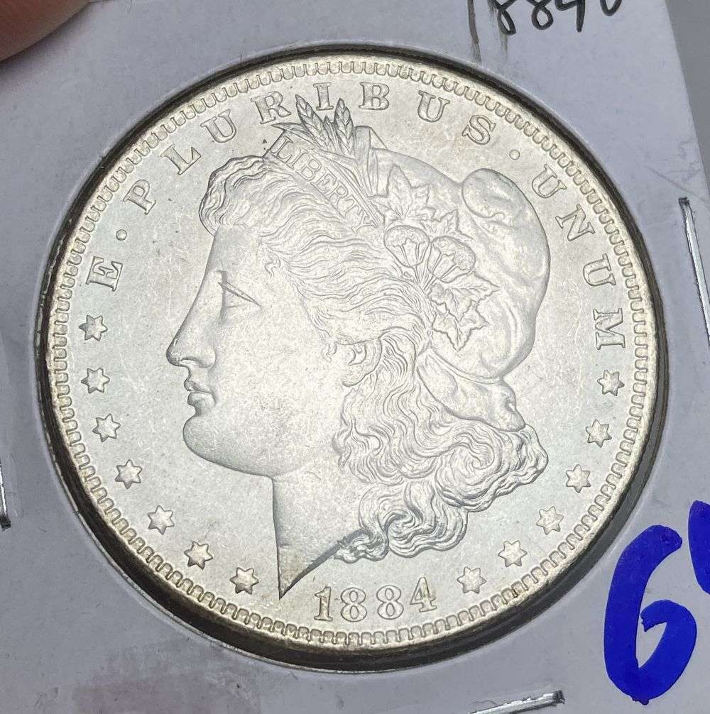 1884-O Morgan Silver Dollar MS64 (1 of 3)