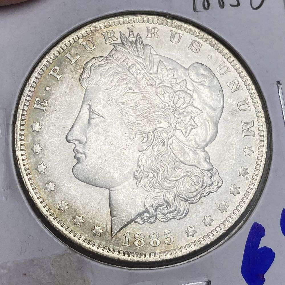 1885-O Morgan Silver Dollar MS64 (1 of 3)