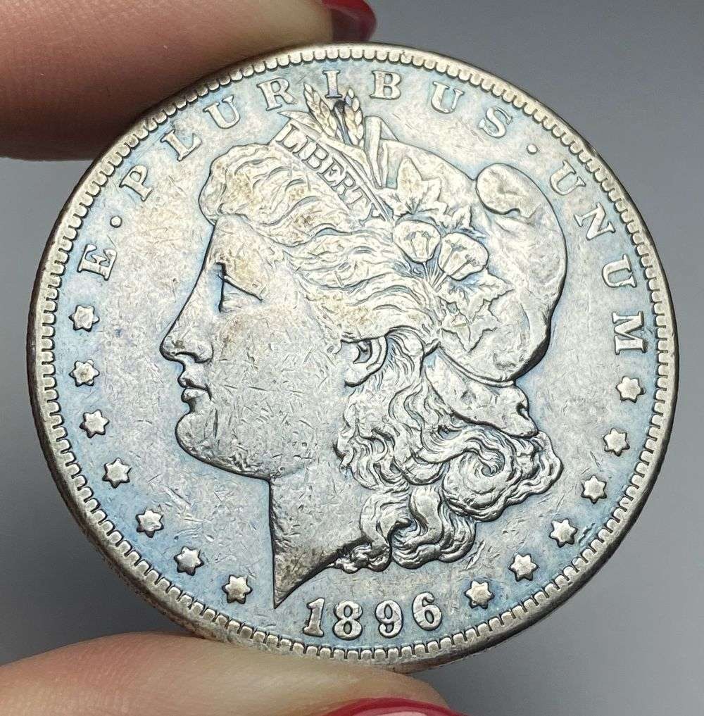 1896-S Morgan Silver Dollar XF45: Winner shall rceive the exact coin shown here. (MK/UBB)