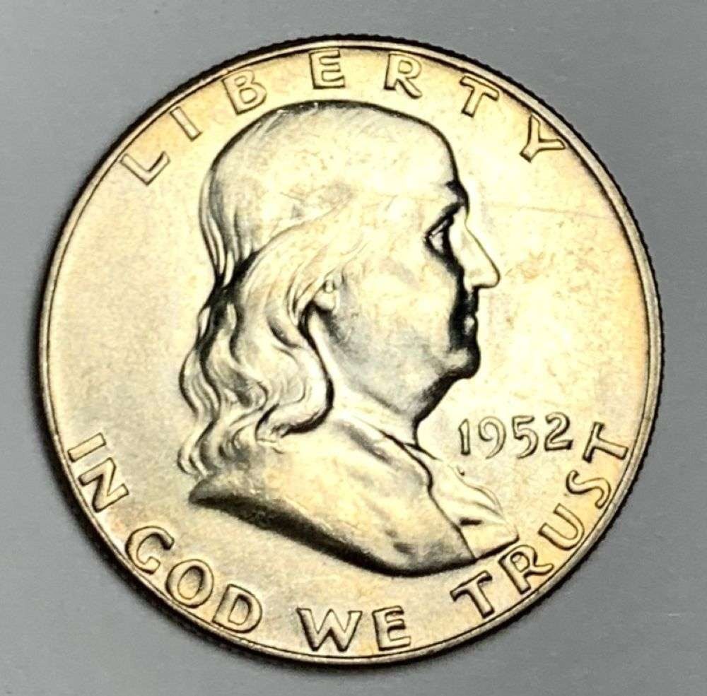 1952 Franklin Silver Half Dollar MS64 (1 of 2)